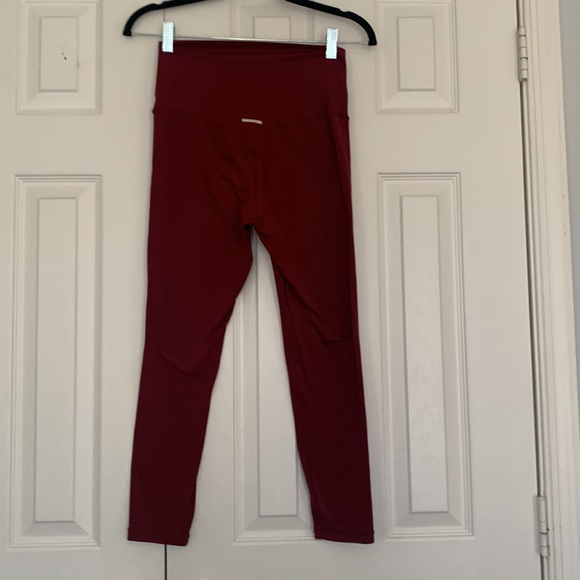 Burgundy/brick-red leggings - Picture 2 of 4
